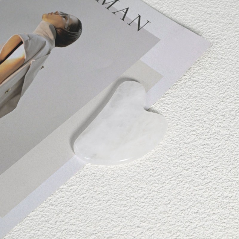 Quartz Guasha Manufacturer - White Crystal Face Eye Massager