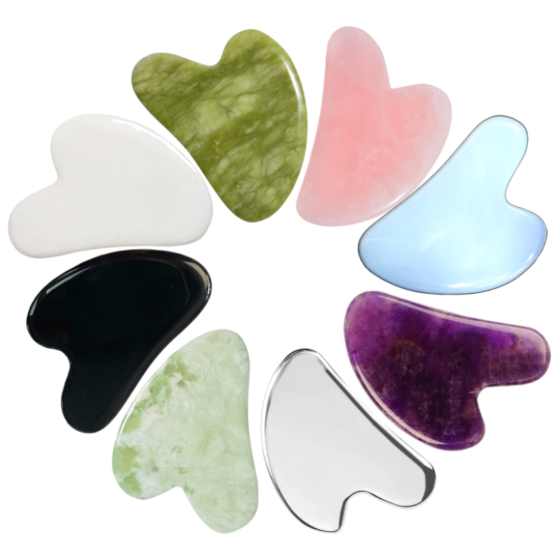 Gua Sha Board Factory - Wholesale Natural Rose Quartz Massager