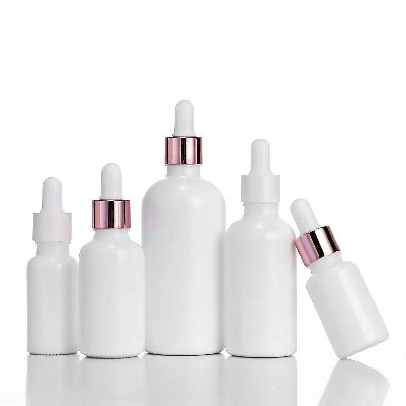 Glass Bottle Factory - Luxury White Porcelain Dropper Bottle