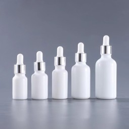Glass Bottle Factory - Luxury White Porcelain Dropper Bottle