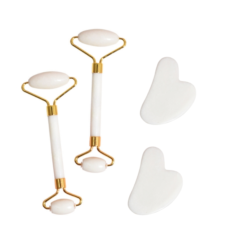 Jade Gua Sha Factory - Natural White Stone Muscle Relaxation