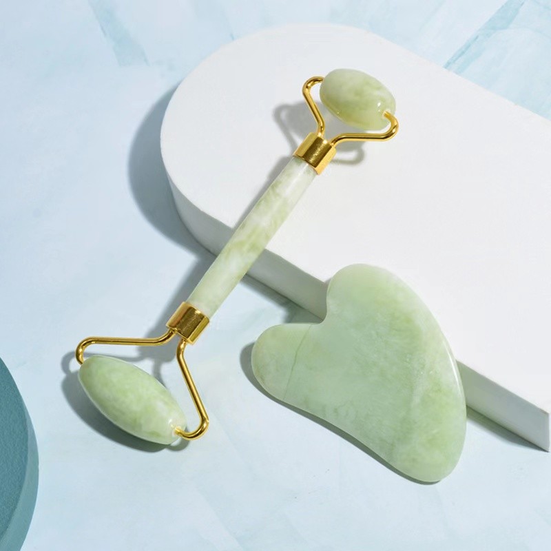 Gua Sha Tool Factory - Light Green Xiuyan Self Care Massager