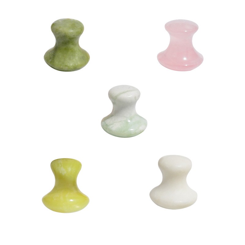 Mushroom Guasha Factory - Natural Yellow Jade Body Scraper