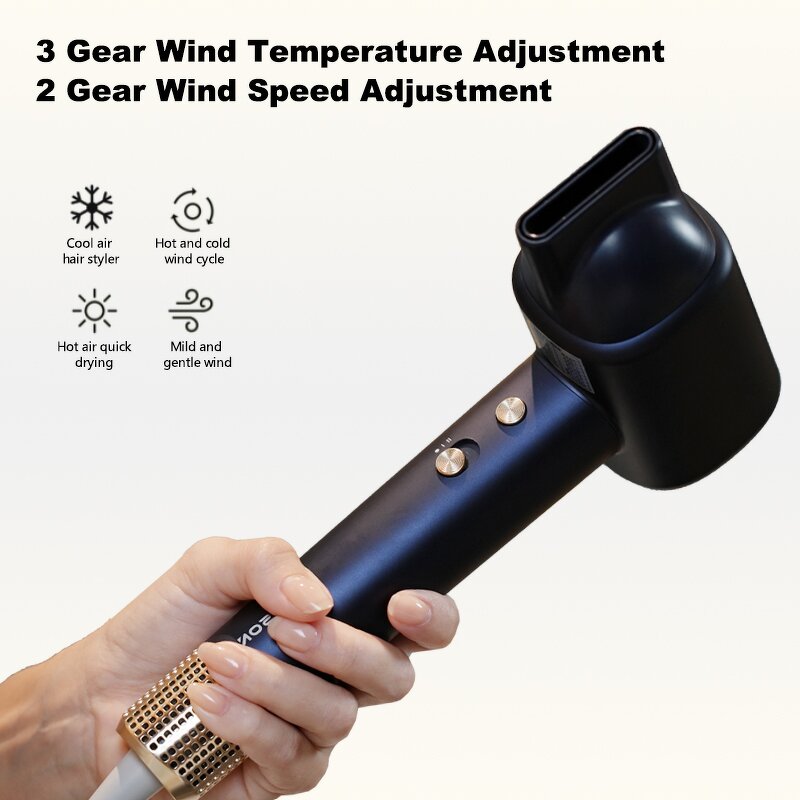 Ionic Hair Dryer - OEM 2025 1800W Low Noise Quiet Professional Salon Dryer