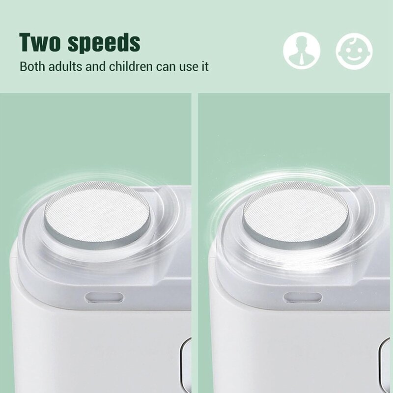 Electric Nail Clipper - New Portable Safe Toe Polishing Rechargeable USB Trimmer