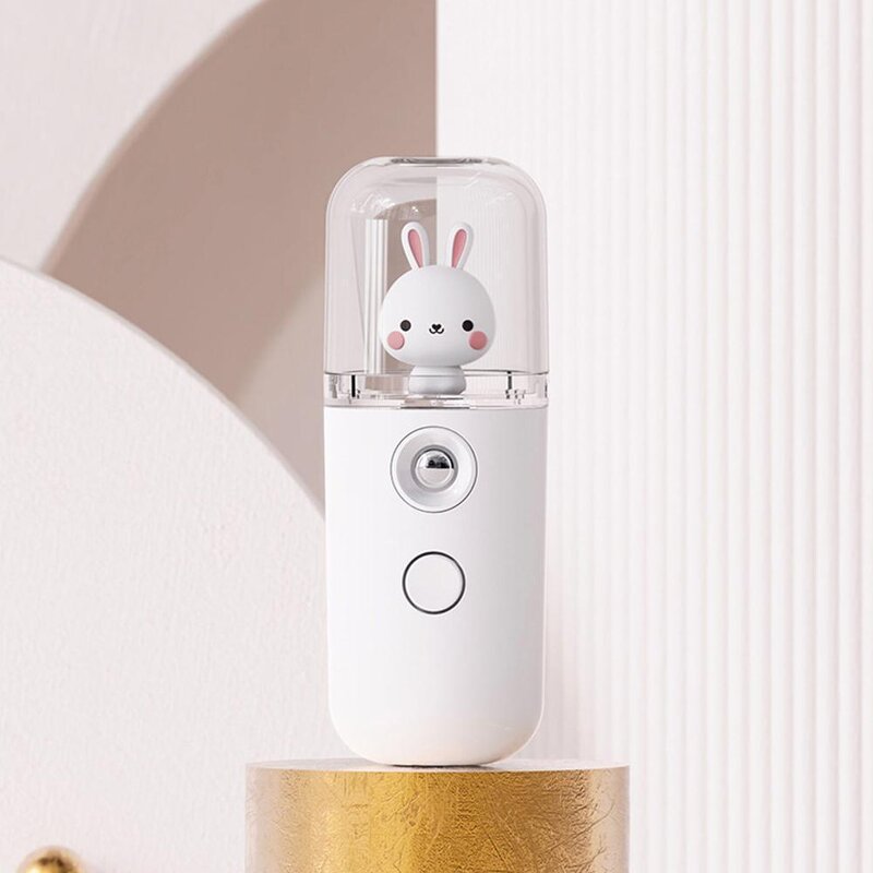 Nano Facial Mister - Wochuan OEM Cute Rabbit Moisturizing Steamer Mist Sprayer