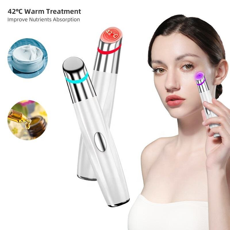 Red Blue Light Eye Massager - 2025 New Home Anti-aging Facial Lifting Wand Tool