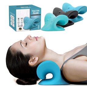 Neck Stretcher Pillow - Factory Price Cervical Chiropractic TMJ Pain Relief Tool