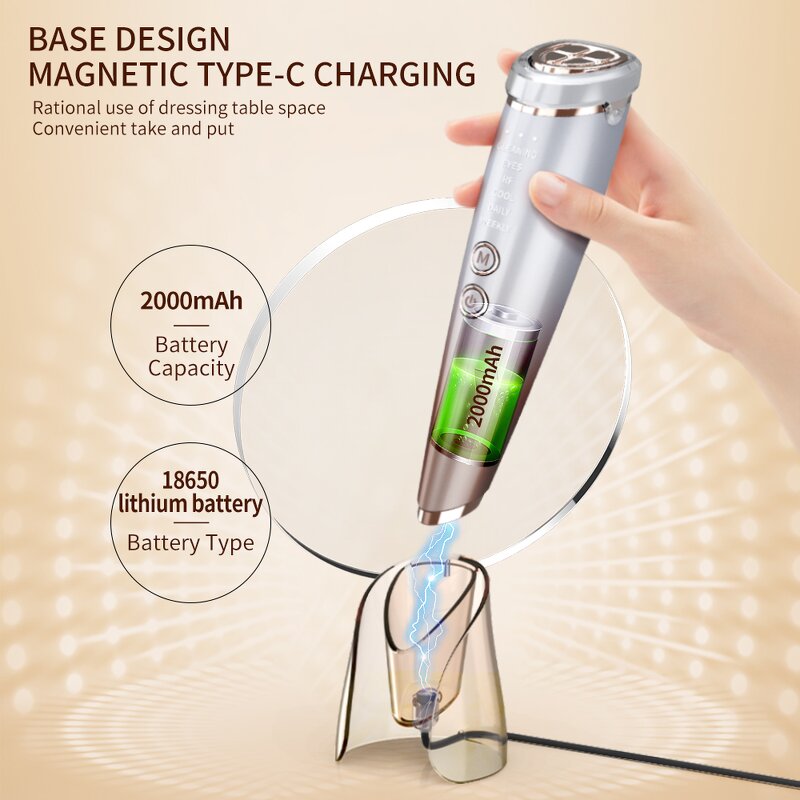Microcurrent Facial Massager - Best Selling High Frequency Wrinkle Remover Tool