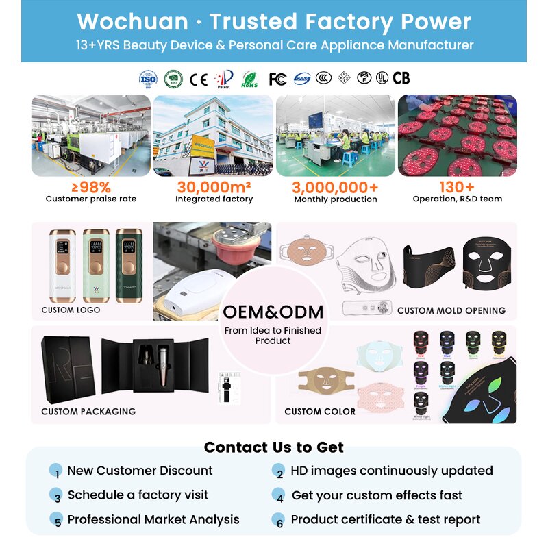 Beauty Device Bundle - Freight Link Skin Scrubber Hair Removal Mask Massager Dryer