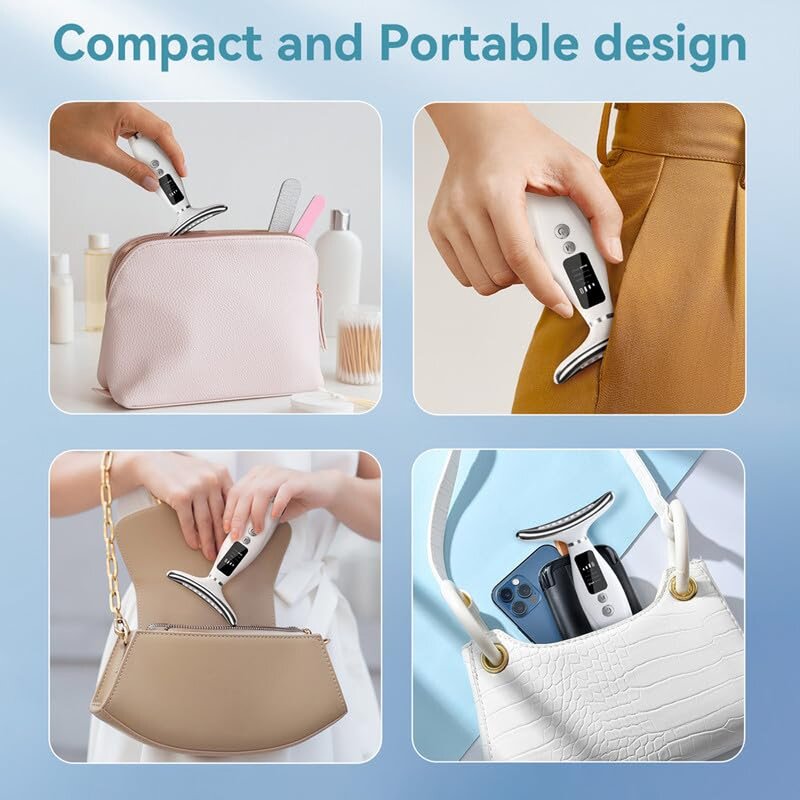 7 in 1 LED Facial Massager - 2025 Trends Neck Face Skin Tightening Lifting Tool