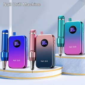 Electric Nail Drill - 2025 35000Rpm Aluminium Portable Manicure Nail Art Tool