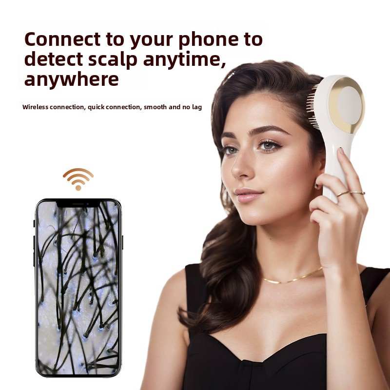 Electric Scalp Massager - New Visible Vibration Oil Applicator Anti Hair Loss Tool