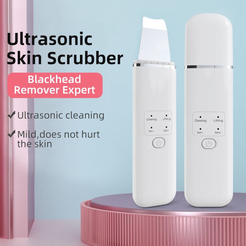 Ultrasonic Skin Scrubber - OEM New Design Limpiador De Piel Sonic Spatula Tool