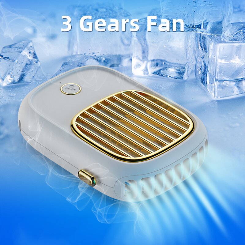 Hanging Neck Fan - 2025 Wholesale 3 Gears Handheld Electric Portable Mini Fan
