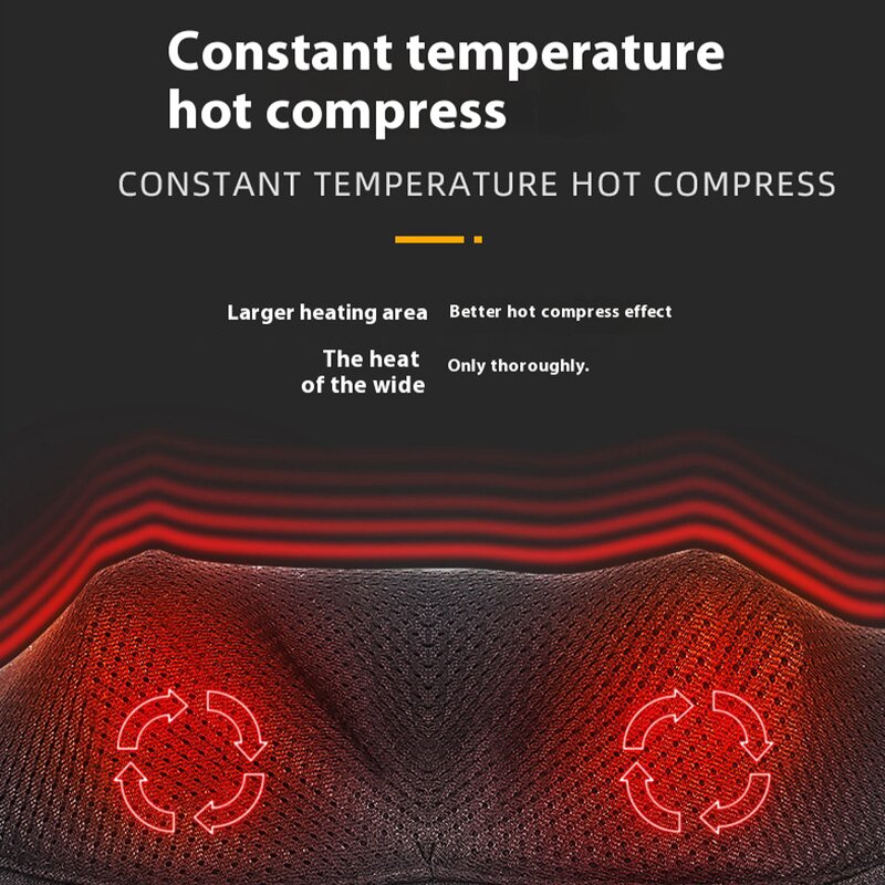 Shiatsu Massage Pillow - Wholesale OEM Kneading Back Neck Shoulder Heat Massager