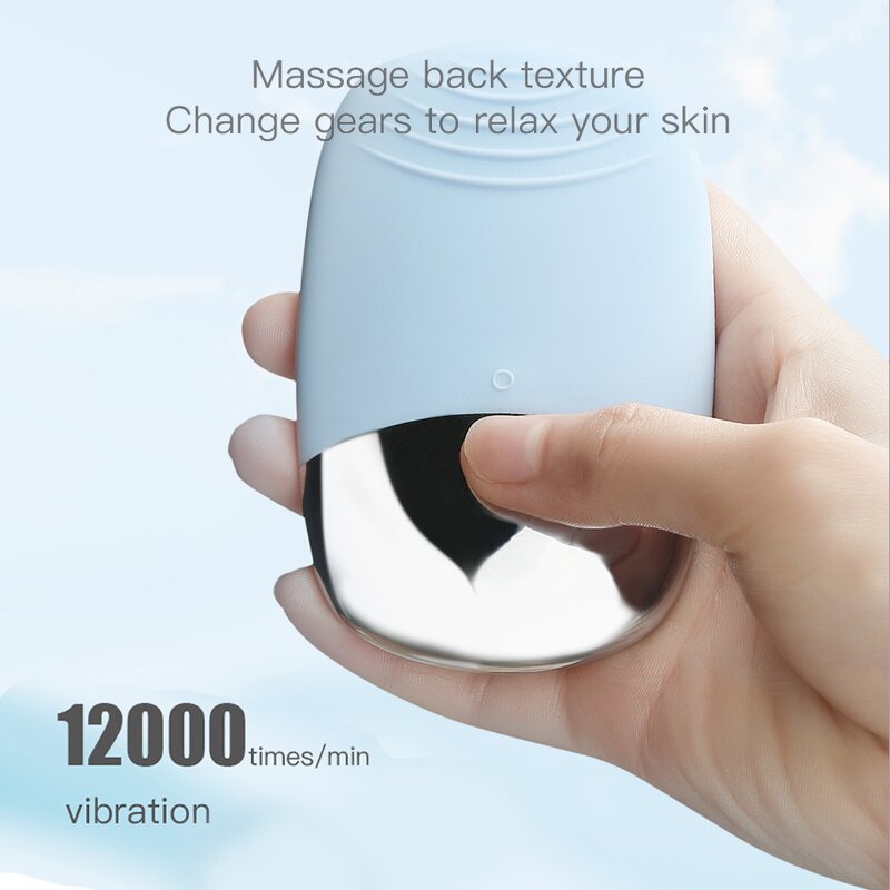 Silicone Facial Cleansing Brush - Rechargeable Waterproof Sonic Deep Clean Exfoliator