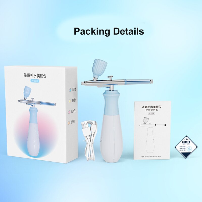 Cordless Airbrush Compressor - Wochuan Aerografo Profesional Paint Barber Spray Gun