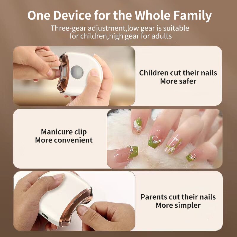 Electric Baby Nail Clipper - Custom Logo Professional Safety Finger Toe Nail Tool