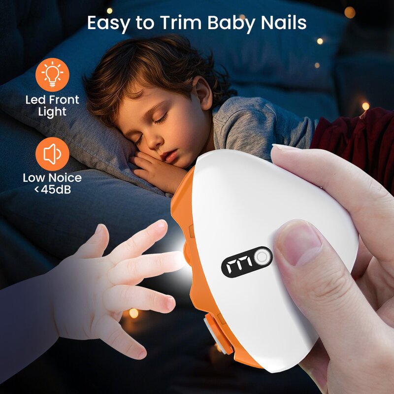 Electric Baby Nail Clipper - 2025 New Trending Professional Safety Toe Nail Tool