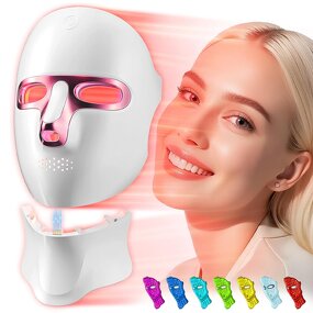 7 Color Facial Mask - 2026 Rechargeable Skin Scrub Acne Anti Aging Beauty Device