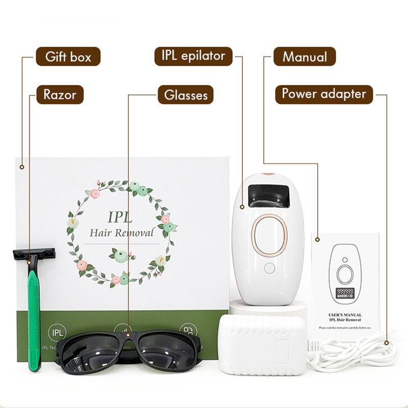 IPL Laser Hair Remover - Shenzhen Best Electric Handle for Black Skin Home Use