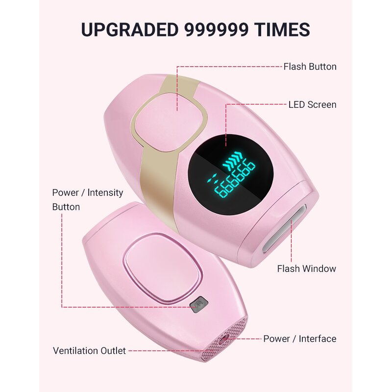 IPL Laser Hair Remover - New Portable Home Use Electric Depilator Epilator Tool