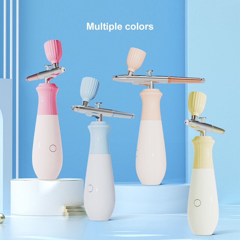 Cordless Airbrush Compressor - Wochuan Aerografo Profesional Paint Barber Spray Gun