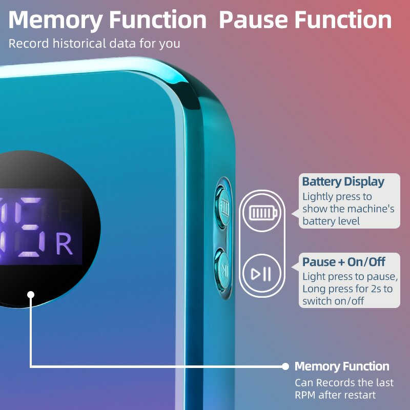 Electric Nail Drill - 2025 35000Rpm Aluminium Portable Manicure Nail Art Tool