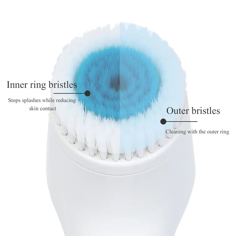 3 in 1 Facial Cleansing Brush - Wholesale Silicone Electric Face Cleaning Brush