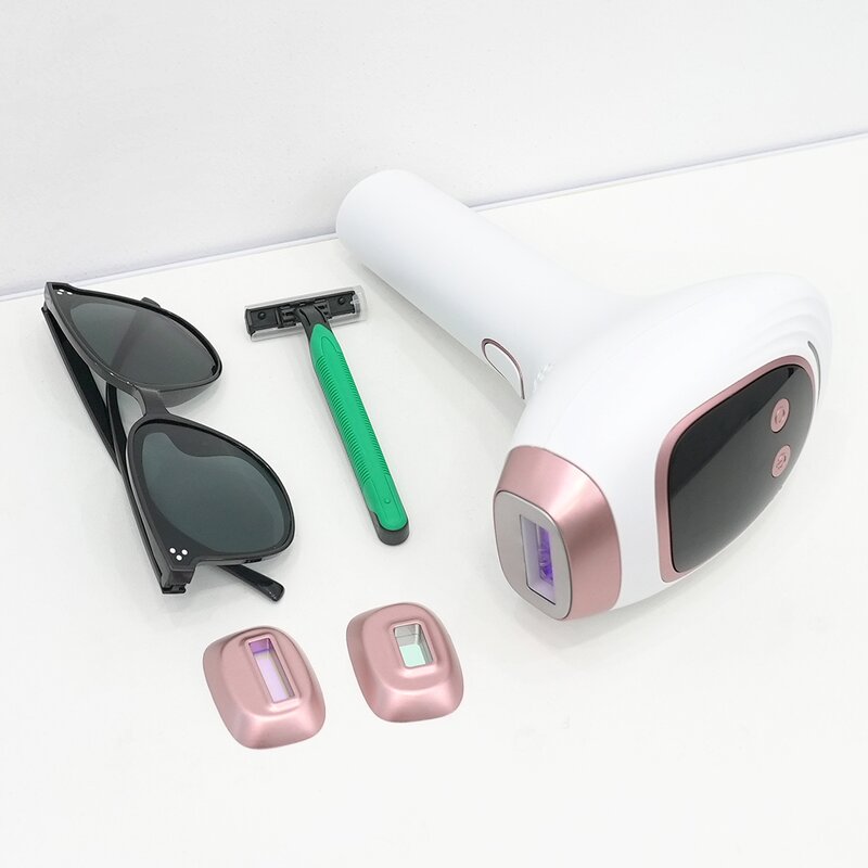 IPL Laser Epilator - Handset Ice Cooling Painless Permanent Hair Removal Device