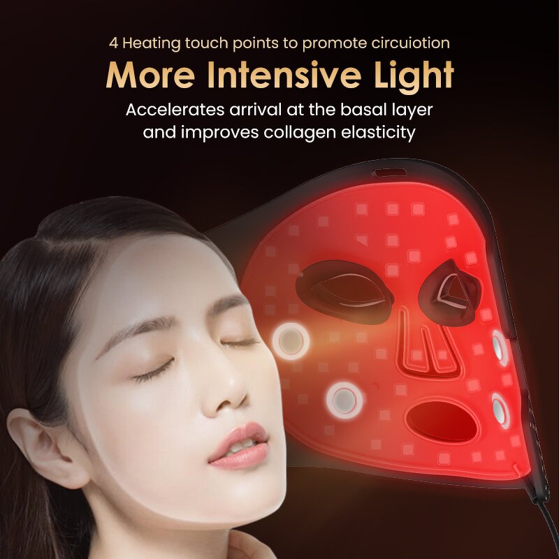 7 Color LED Eye Mask - Electric Heating Anti Wrinkle Beauty Skincare Device