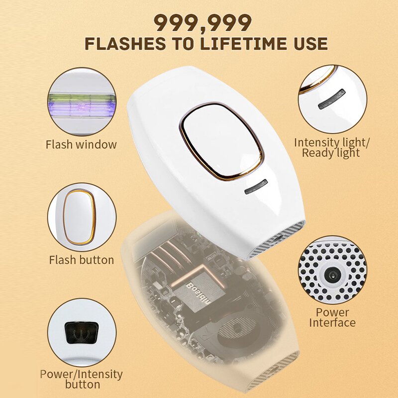 IPL Laser Hair Remover - 2026 Popular Home Use Facial Permanently Epilator Tool