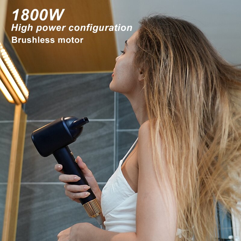 Ionic Hair Dryer - OEM 2025 1800W Low Noise Quiet Professional Salon Dryer