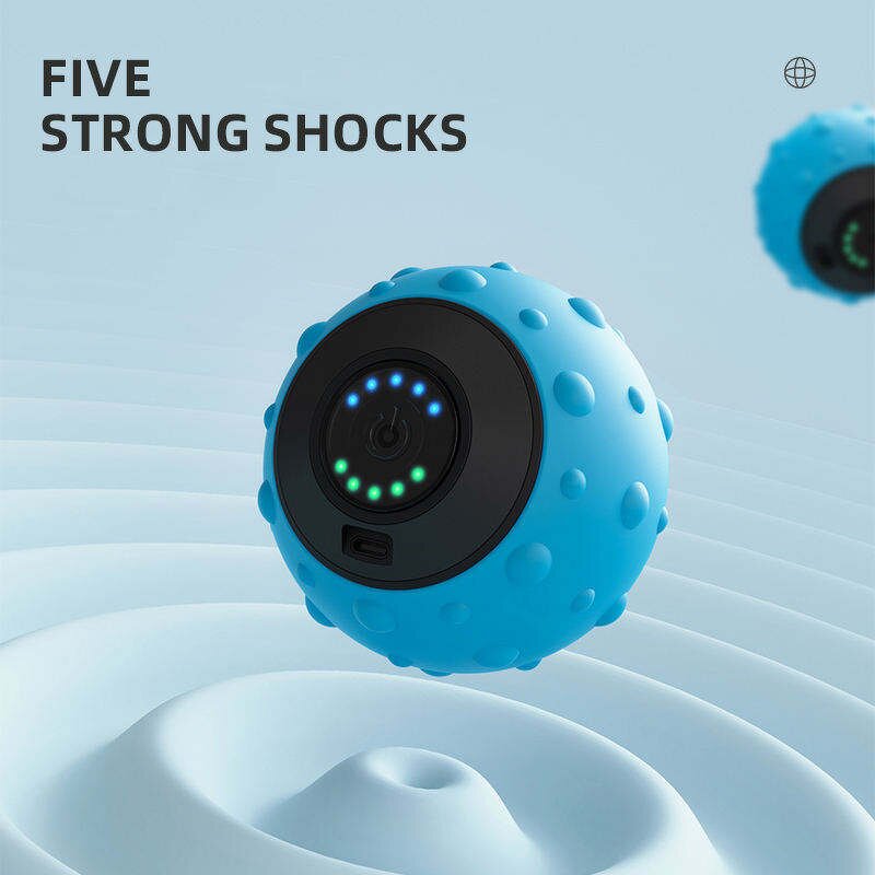 Vibrating Massage Ball - 4 Speed Textured Surface Deep Tissue Myofascial Release
