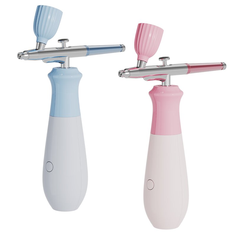 Cordless Airbrush Compressor - Wochuan Aerografo Profesional Paint Barber Spray Gun