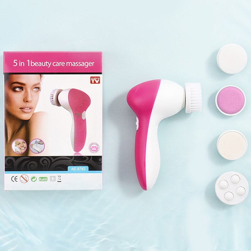 5 in 1 Facial Cleansing Brush - Wholesale Waterproof Electric Skin Beauty Brush