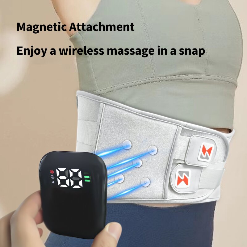 Electric Waist Massager - Portable High Frequency Hot Compress Heating Pad Tool