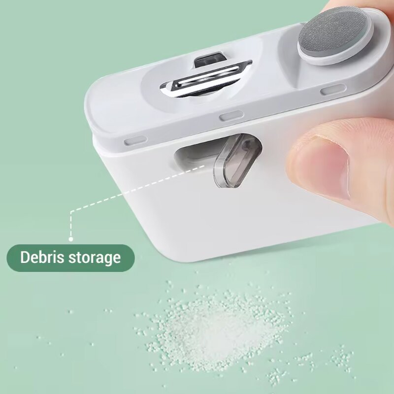 Electric Nail Clipper - New Portable Safe Toe Polishing Rechargeable USB Trimmer