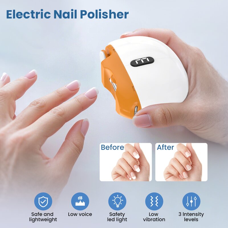 3 in 1 Baby Nail Clipper - Safety Portable Automatic LED Light Trimmer File Tool