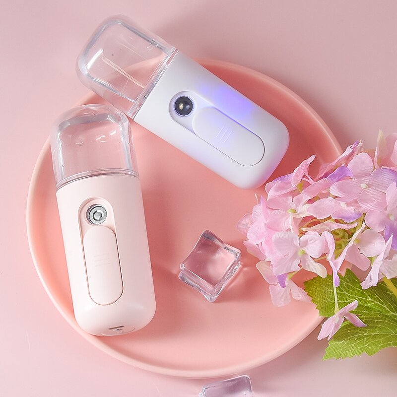Nano Facial Steamer - Hot Portable Face Mist Moisturizing Vaporizer Sprayer