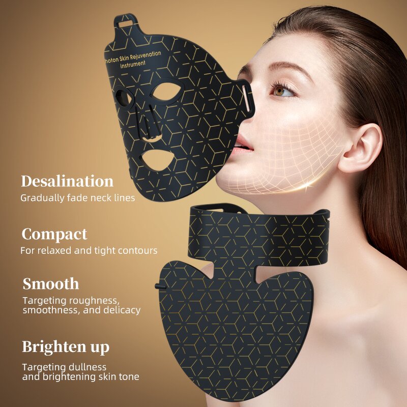 Red Light Therapy Device - Most Popular Rechargeable 633nm Face Neck Wrinkle Tool