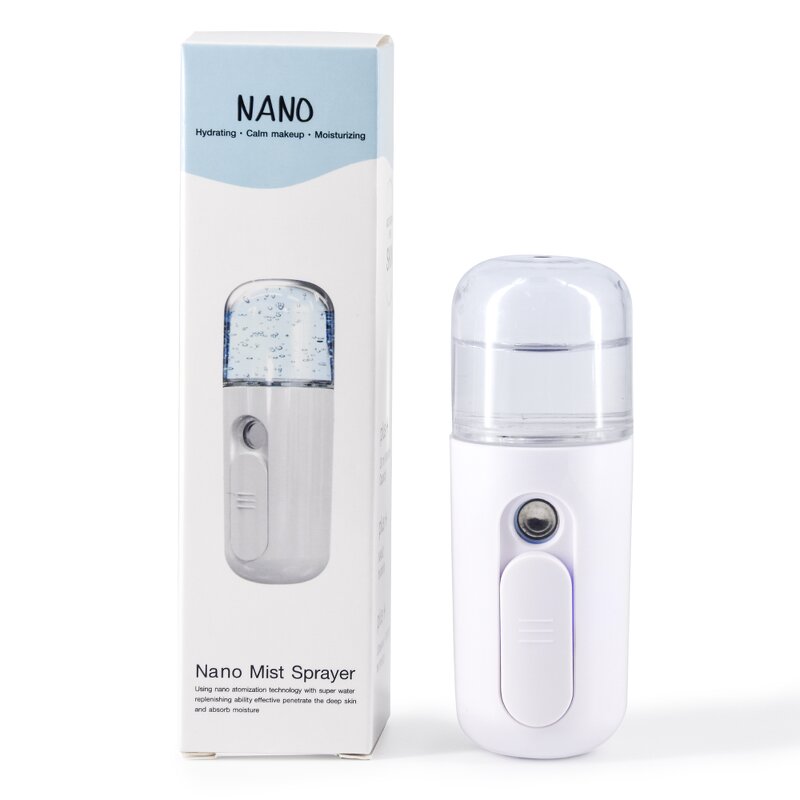 Nano Facial Steamer - Hot Portable Face Mist Moisturizing Vaporizer Sprayer