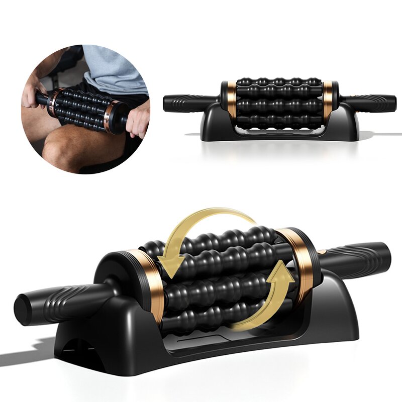 Electric Roller Massager - 5 Gears 8 Bars Body Rolling Percussive Pain Relief