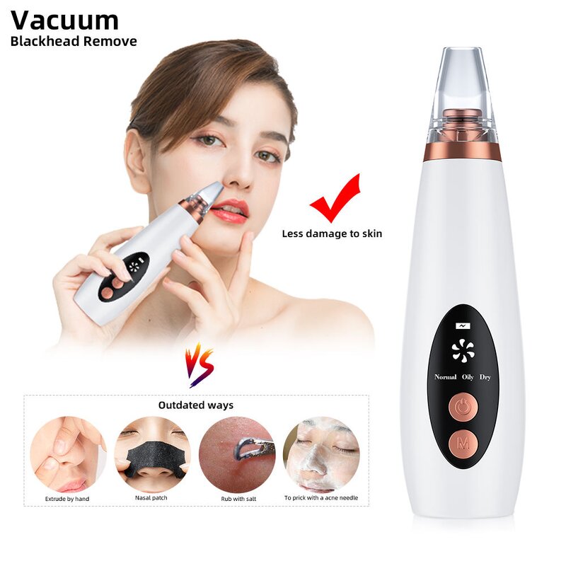 Blackhead Remover Vacuum - 2025 Trending Electric Facial Comedo Extractor Tool