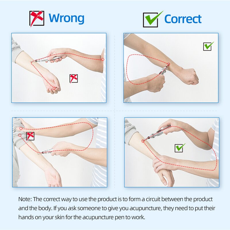 3 in 1 Massage Pen - Electric Self Massage Vibration Meridian Energy Pain Relief