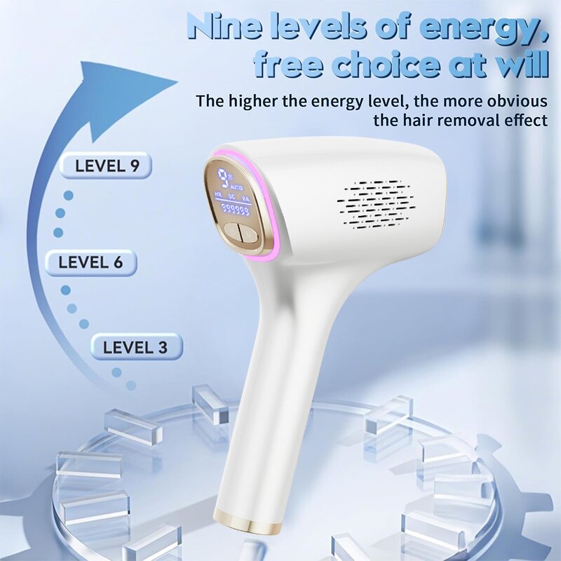 IPL Laser Hair Remover - 2026 Painless Ice Cooling Permanent Facial Epilator