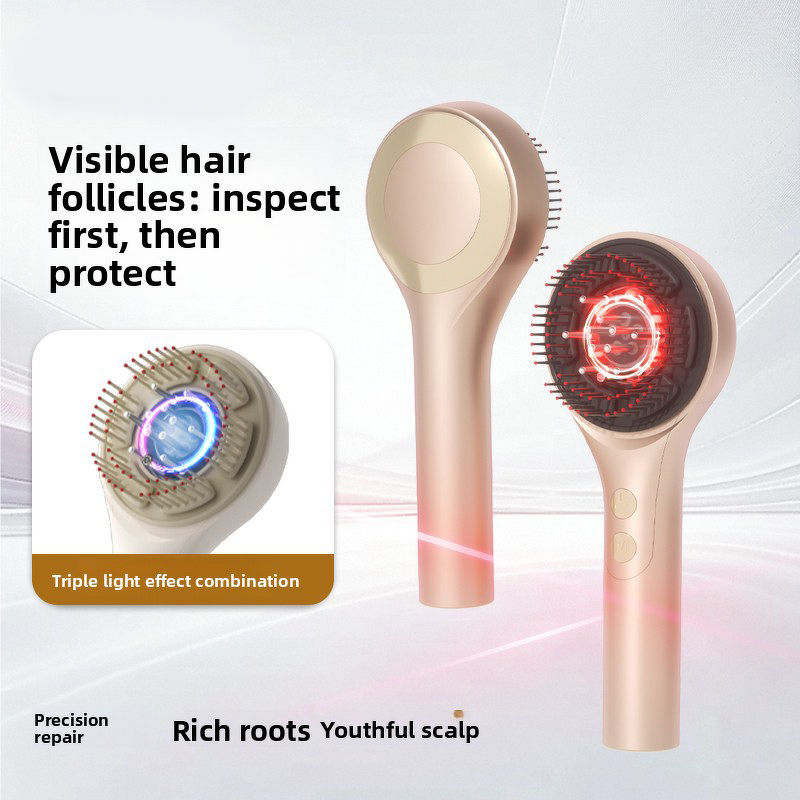 Electric Scalp Massager - New Visible Vibration Oil Applicator Anti Hair Loss Tool