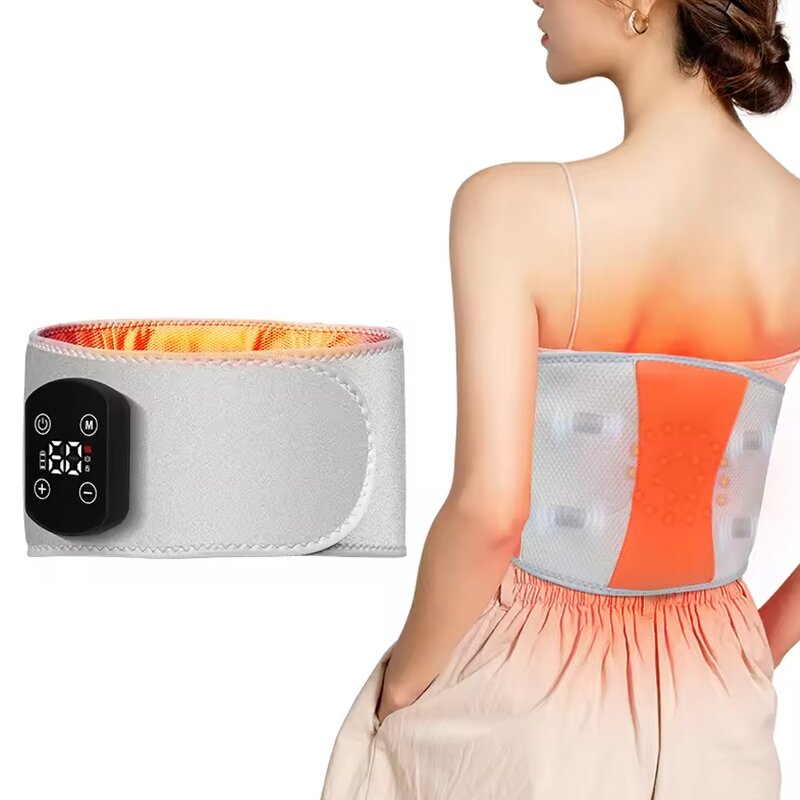 Electric Waist Massager - Cordless High Frequency Hot Compress Heating Pad Tool