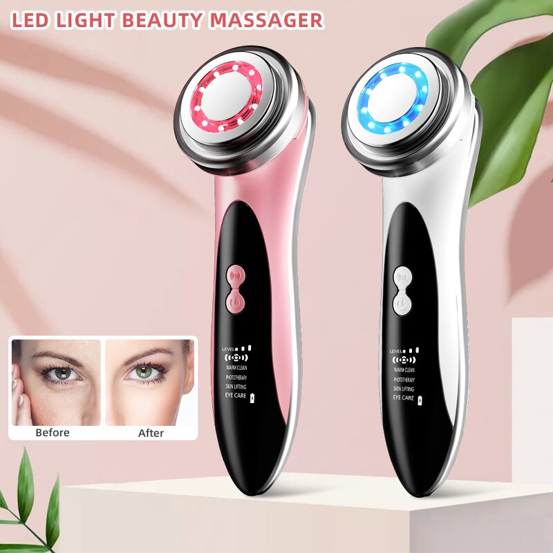 Ultrasound Face Lift Machine - Factory Hot Sale LED EMS Photon Skin Massager